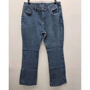 No Boundaries Women's Blue Jeans, Size 17, Regular Fit Boot Cut, Denim (C1)